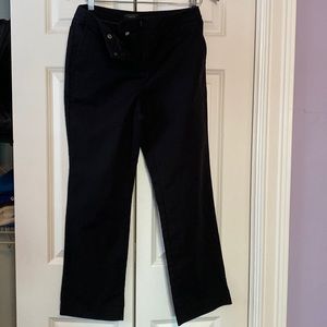 Charter club classic fit black dress pants size 6